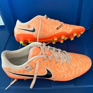Nike Bright Orange Soccer Cleats